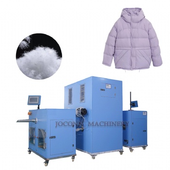 Down jacket quantitative filling weighing machine